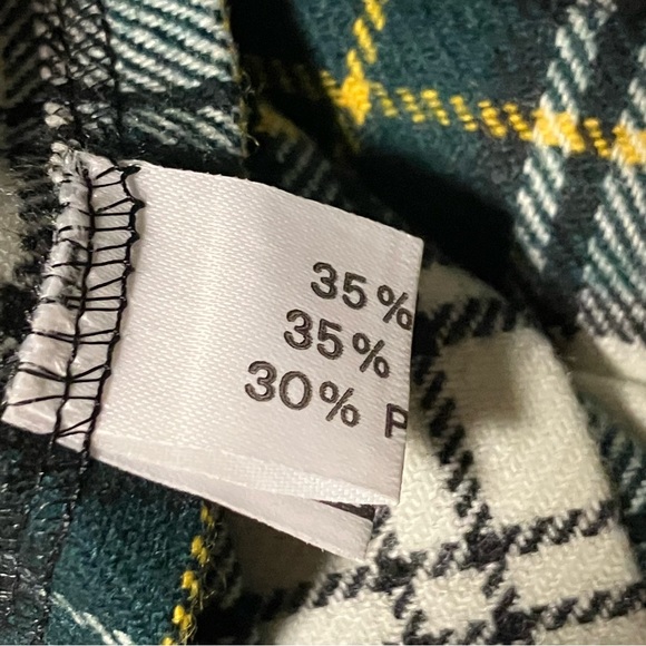 Blarney Wool Blend Irish Plaid Skirt - Picture 11 of 11